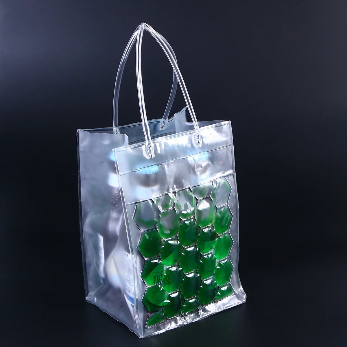 

1pc 2 Bottles 750ml Environmental Friendly PVC Wine Bottle Chill Cooler Ice Bag 2 Sides Red Wine Beer Gel Carrier Chilling