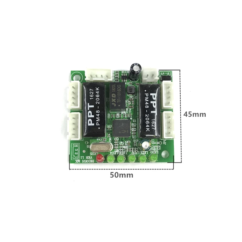 OEM мини модуль дизайн ethernet коммутатор монтажная плата для модуля 10/100 Мбит/с 5/8