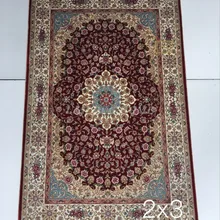2'x3 230 линии ручной работы Шелковый Восточный персидских Ковры ручной ковер из шелка для украшения дома