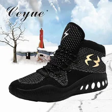 Ceyue Мужская баскетбольная обувь мужские Ботильоны уличная спортивная обувь Hombre скорость Zapatillas шнуровка прогулочная обувь