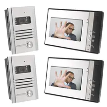 Freeship by DHL 7 Inch Color TFT LCD Video door phone Outdoor Metal Camera Home DoorPhone Door Intercom Waterproof Doorbell