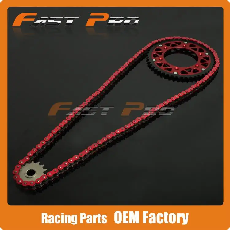 Bicicleta da Sujeira Conjunto para Cr125r Vermelho Frente Rodas Dentadas Traseiras Crf250r Crf250x cr Crf Motocross Enduro Supermoto 120l