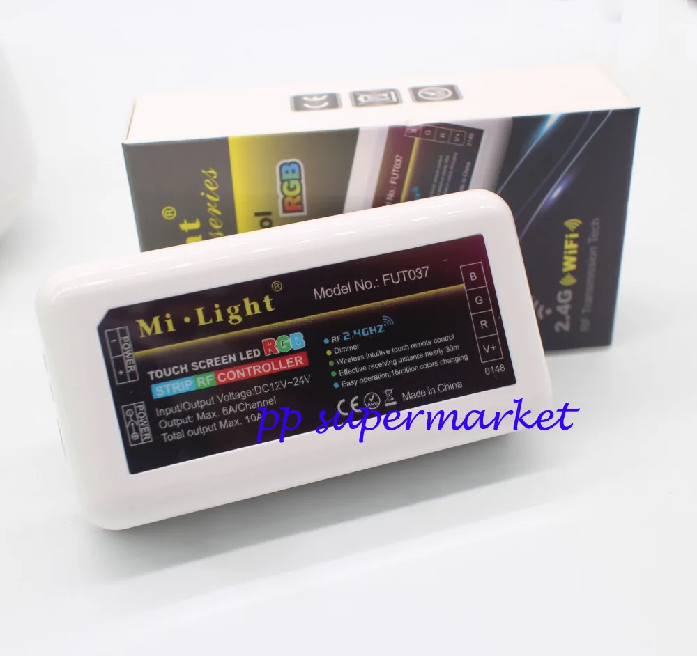 

Milight 2.4G wireless 4 Zone wifi RF dimmer mi.light remote Controller for 5050 3528 3014 RGB RGBW strip light