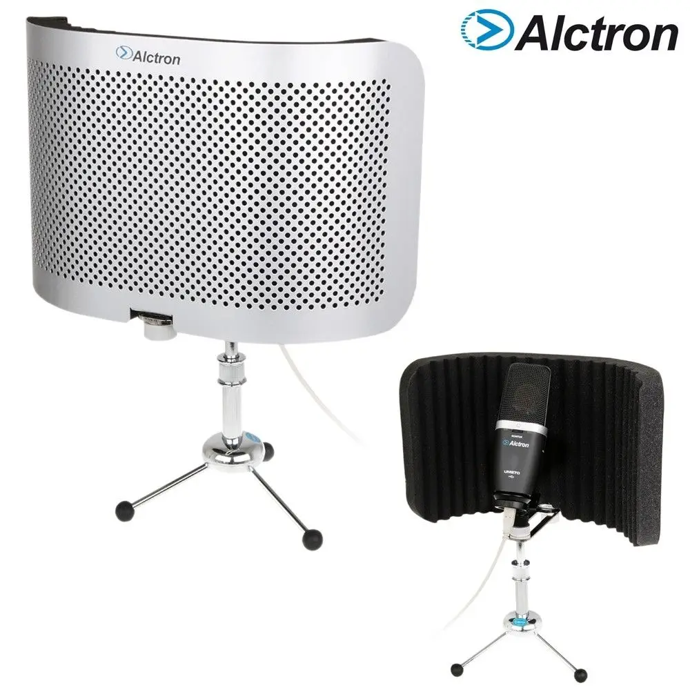

Alctron PF58 Portable Desk Microphone Reflexion Filter Acoustic Diffuser Screen,Compact and lightweight