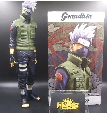 Оригинальный BANPRESTO Hatake Какаси Наруто фигурка ROS Grandista shinobi модель игрушки 29