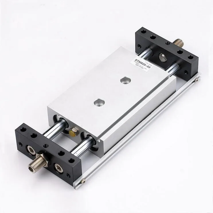 Bore 25mm*175mm stroke Airtac Type Double Action STMS Type sliding table Cylinder hlq6 10sat 20sat 30sat 40sat 50sat airtac sliding table cylinder