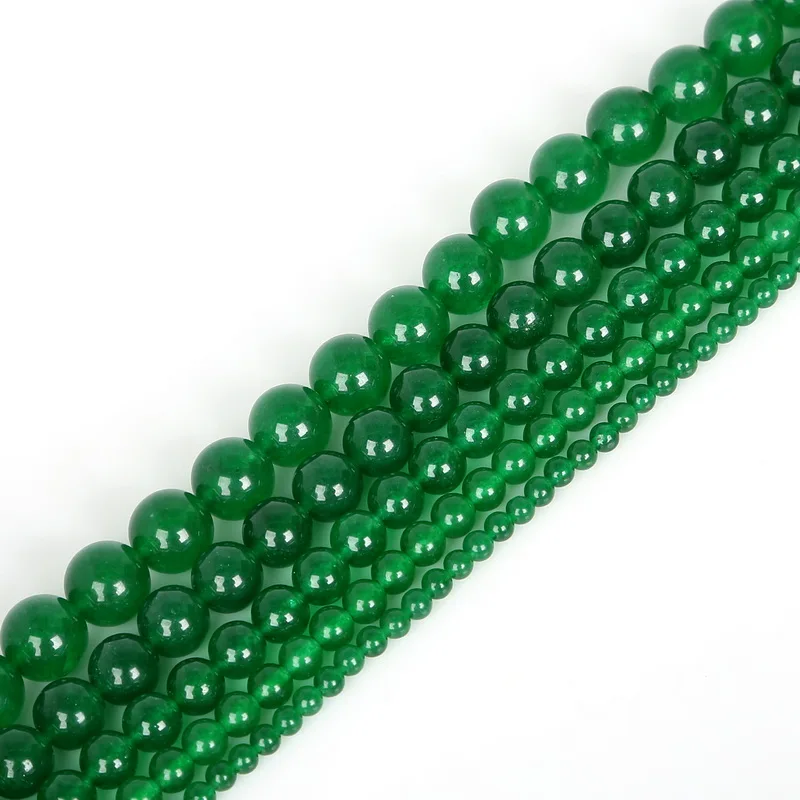 New Arrival 2016 Dark Green Natural Spacer Beads for Making Jewelry 4MM