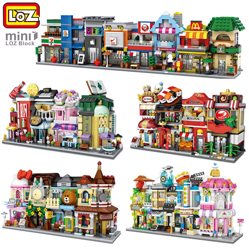 LOZ City Street Mini Blocks Diamond Nano Building Toy ... LOZ City Street Mini Blocks Diamond Nano Building Toy ...