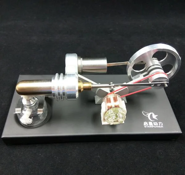 

Mini Stirling Engine Model Generator with LED Lights Creative Toy