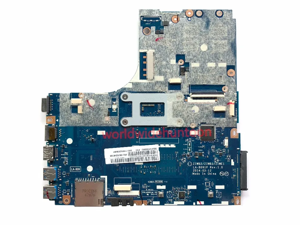 Классическая материнская плата для ноутбука Lenovo B50 70 с ЦП SR1EB i7 4510U PN 5B20G46186