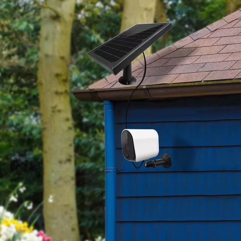 HD 1080p Outdoor Solar Battery WiFi Camera IP65 Waterproof Certified Smart Wireless Security Camera With Audio Night Vision