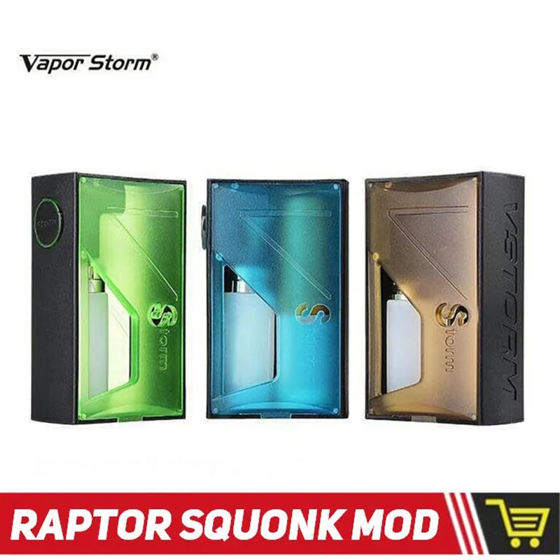 Вайпинг шторм Raptor Squonk bf Box Mod 5 МЛ дно Кормление RDA танк электронная сигарета VS Vapor
