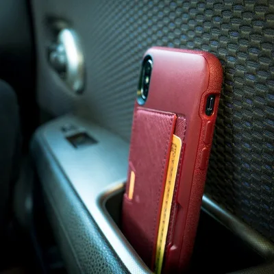Esamday, тонкий Чехол из искусственной кожи для iPhone X, чехол, роскошная задняя крышка, держатель для карт, кошелек, карман для кредитных карт, сумка для мобильного телефона