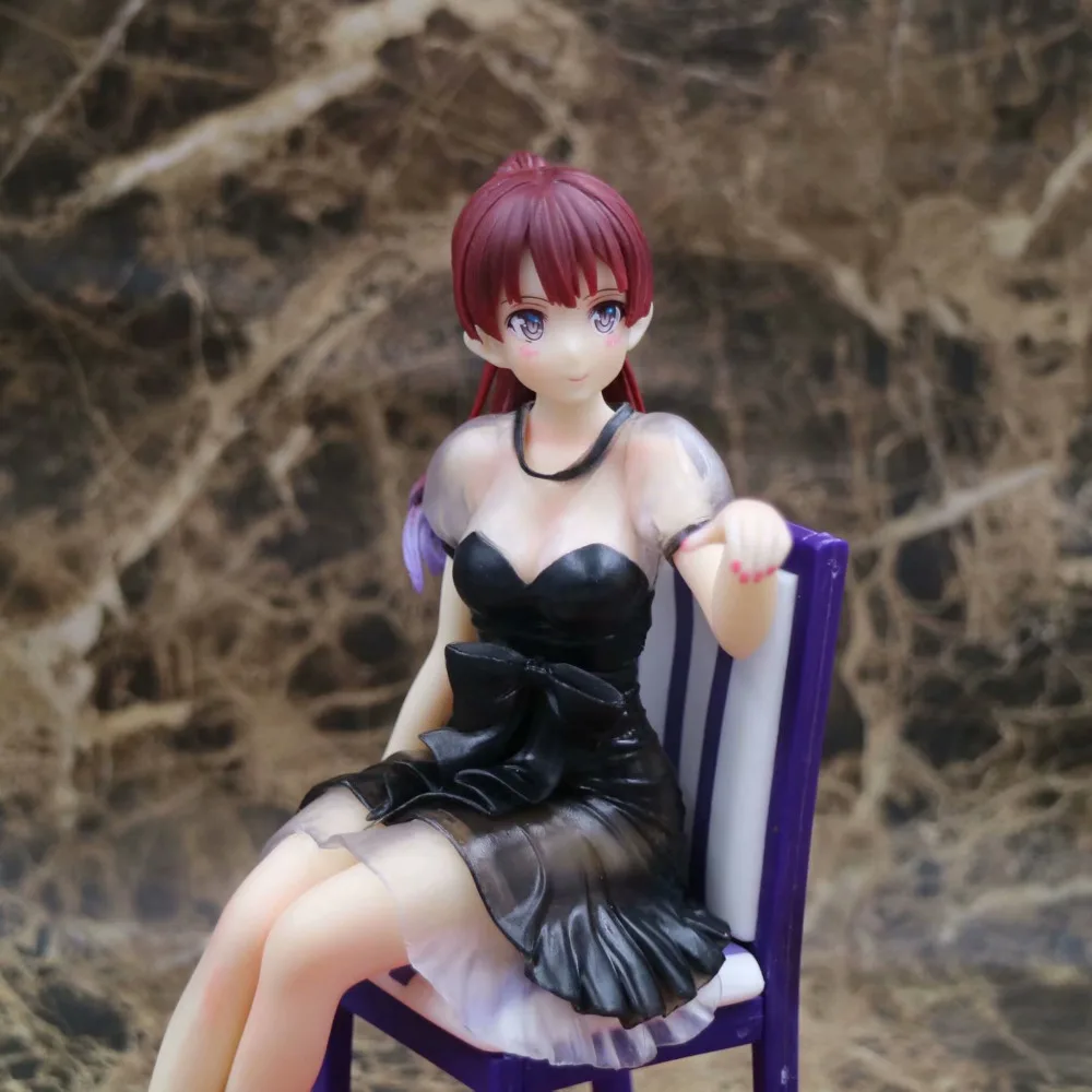 

NEW 20cm Katou Megumi Saenai Heroine no Sodatekata sitting chair Action figure toys doll Christmas gift with box