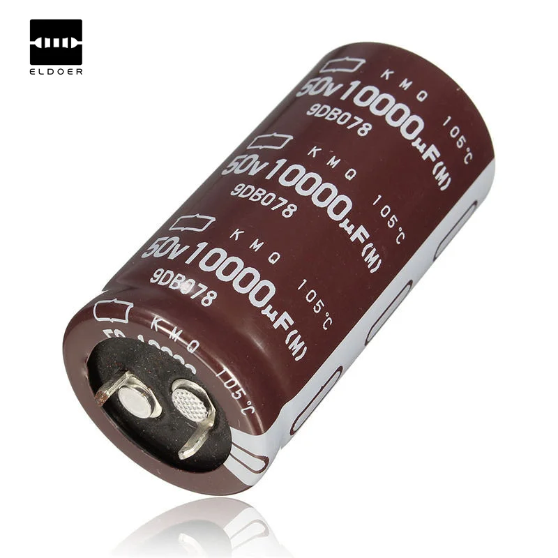 

2pcs 10000uF 50V KMQ Series 25.4x50mm 50V 10000uF AUDIO Capacitor Aluminum Electrolytic Capacitor New Electric Capacitors