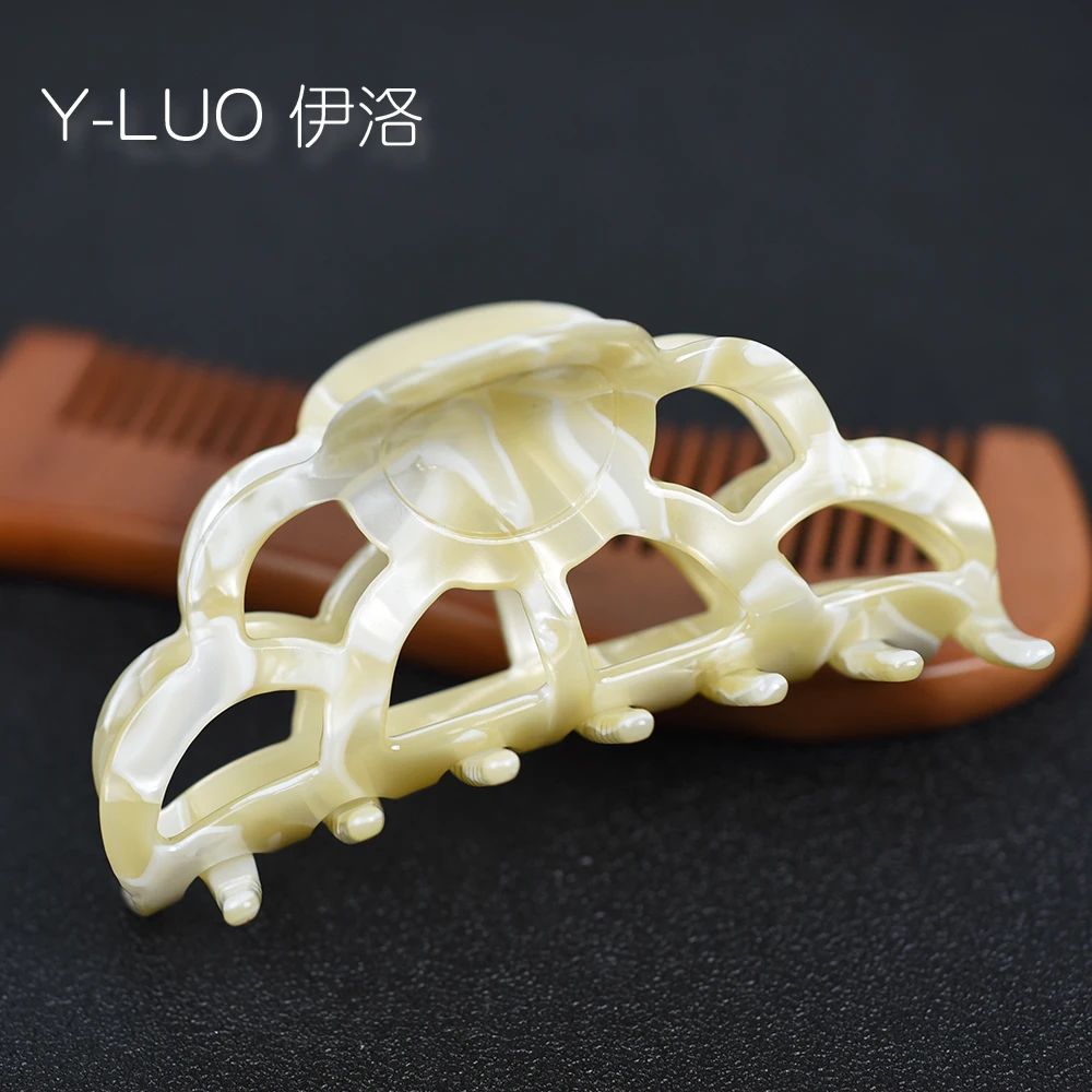 

Women headwear acetate cute hair clips for girls vintage hair claw fashion hollow hair clamp korean hair accessories for women