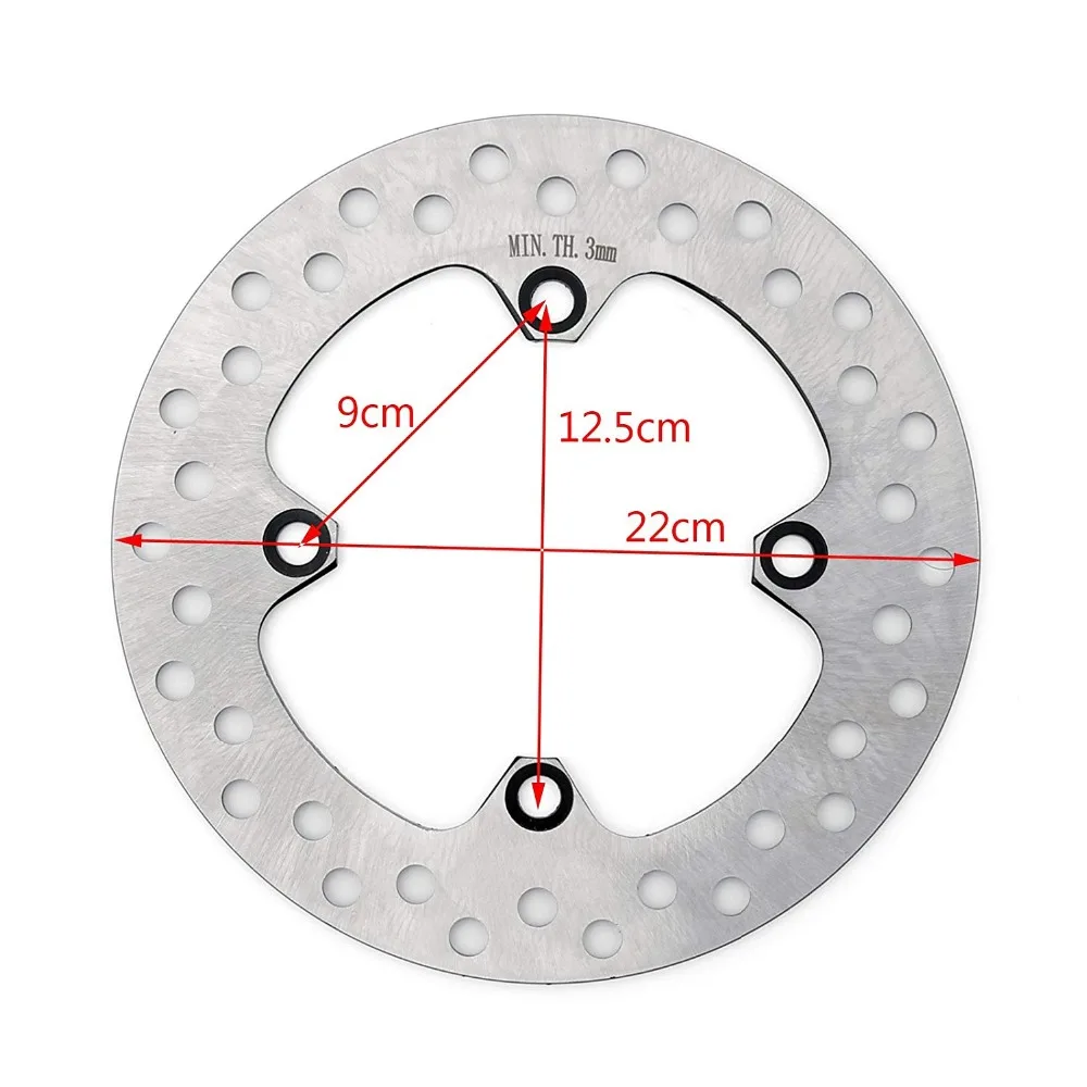 Mooreaxe задний тормозной диск ротор для Suzuki 400cc LT-Z 400 Quad Sport Honda CRF230L CRM250 XR250R XR400R/600 цена