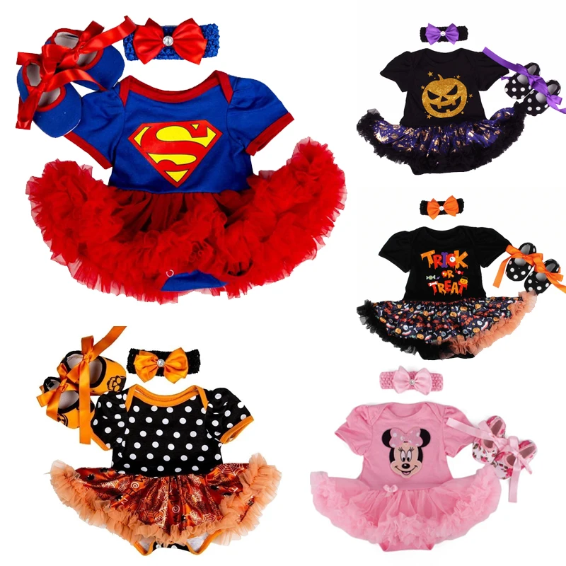 

Christmas Baby Costumes Romper Dress Super Batman Cosplay Party Outfit Bebes Jumpsuit Newborn Baby Girls Clothes Infant Clothing