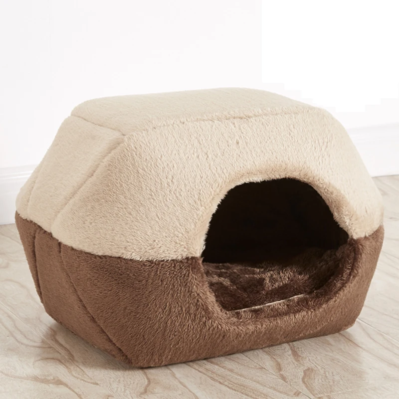 Best Flodable Dog Bed House Cushion Dog House Mat Cat Bed Cat House Warm Multifunctional Mat Kennel Pet Puppy Bed Sofa Totoro Bed