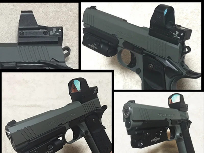Tático Airsoft Óptico Reflexo Red Dot Sight Scope qd Montar Caça Pistola Rifle Glock 1911 Cqc dp Pro 2 Cheap Lunetas Riflescopes