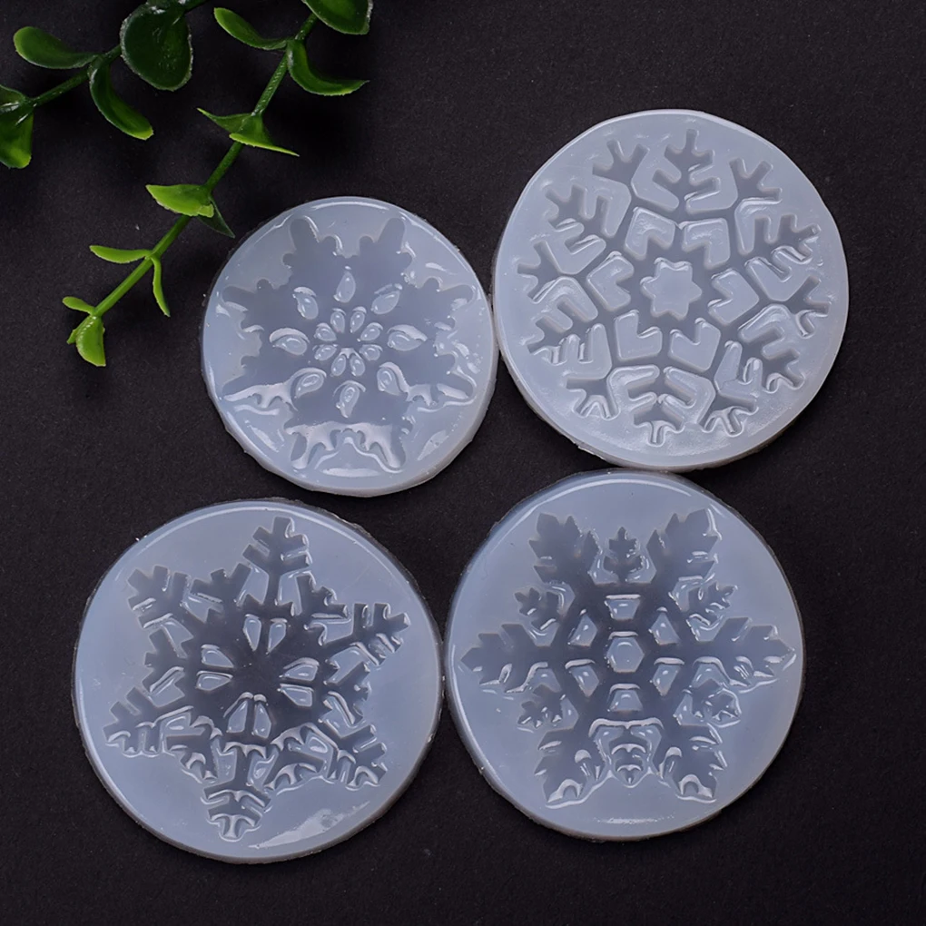 

2019 New Snowflakes Cake Mould Chocolate Pudding Jelly Handmade Soap Mold Silicone Fondant Cake Cupcake Mold