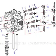 Подачи воздуха компонент для hidea HDF15, 4-тактный, 15HP