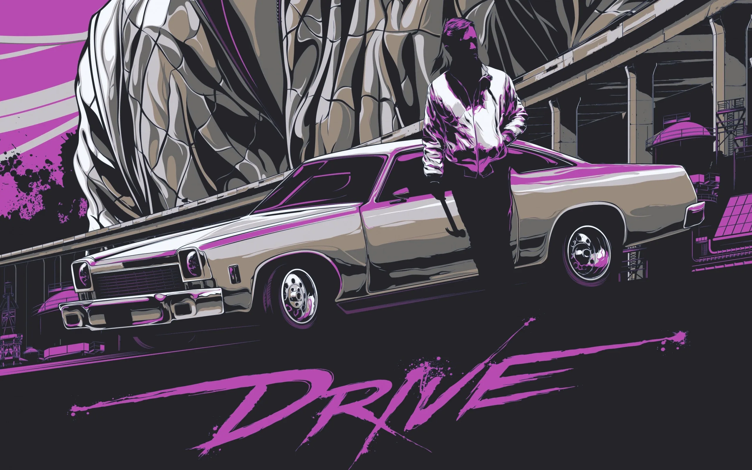 Декор для дома gosling drive film Райан шелковая ткань постер с принтом XD013 | Дом и сад