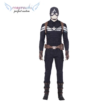 

Avengers 4 Captain America Cosplay Costume Custom Made Superhero Shazam Cosplay Carnaval Costume Halloween Christmas Costume