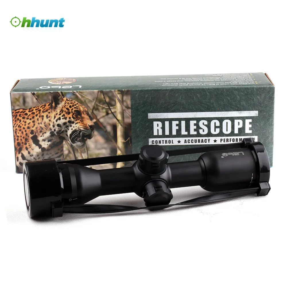 LEBO 4x32 AO Tactical Optical Sight Glass Reticle Compact Rifle Scope For Hunting Riflescope