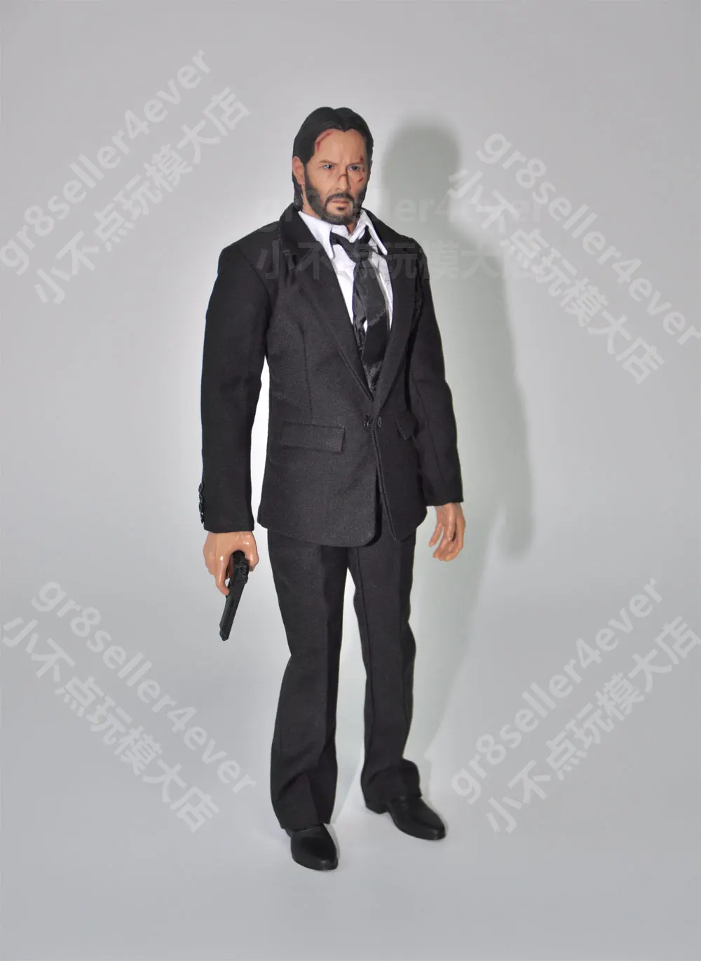 Personalizzato 1/6 Keanu Reeves John Wick 2.0 testa sculpt vestito del  corpo Action Figure Set - AliExpress