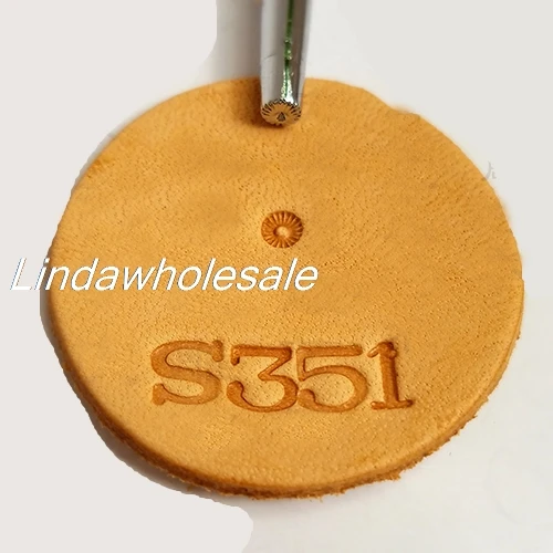 Инструменты для печати на коже S349/S350/S351, кожаный штамп, металлический штамп - Цвет: S351
