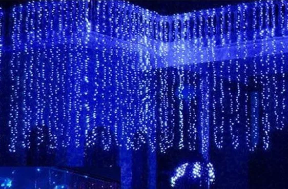 Светодиодная лампа большого размера 1500 светодиодов 8x6 метров|light flasher|curtain waterfalllight