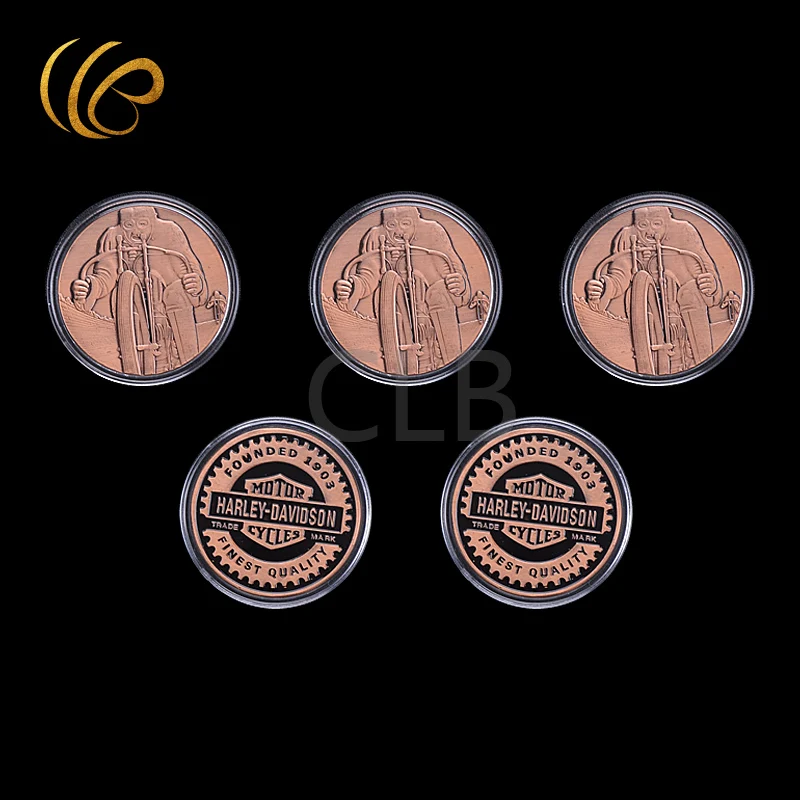 

Wholesale Founded 1903 Commemorative Bronze Coin Finest Quality Soldier Design Coin with Plastic Case for Souvenirs and Gifts