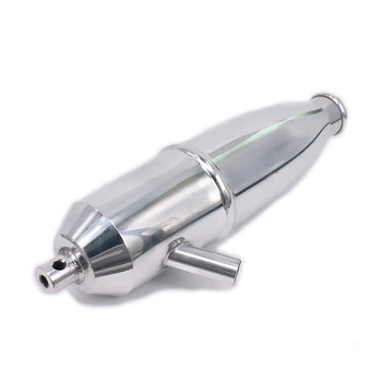 

Polished Tuned Side Exhaust Muffler Pipe Tubing/Spring Right Hand for 1/10 Nitro RC Car HPI HSP Losi Axial Kyosho Redcat Wltoys