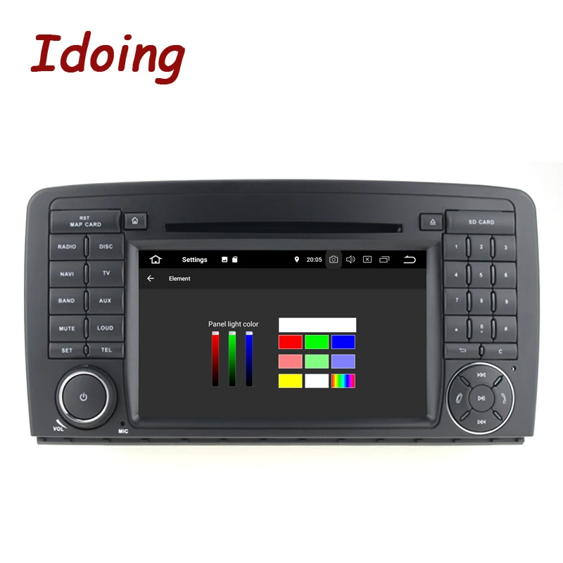 Perfect Idoing 7"2Din Andriod9.0 Car Radio GPS DVD Multimedia Player For Mercedes-Benz W215/W220 PX5 4G+32G 8Core IPS Screen Navigation 2