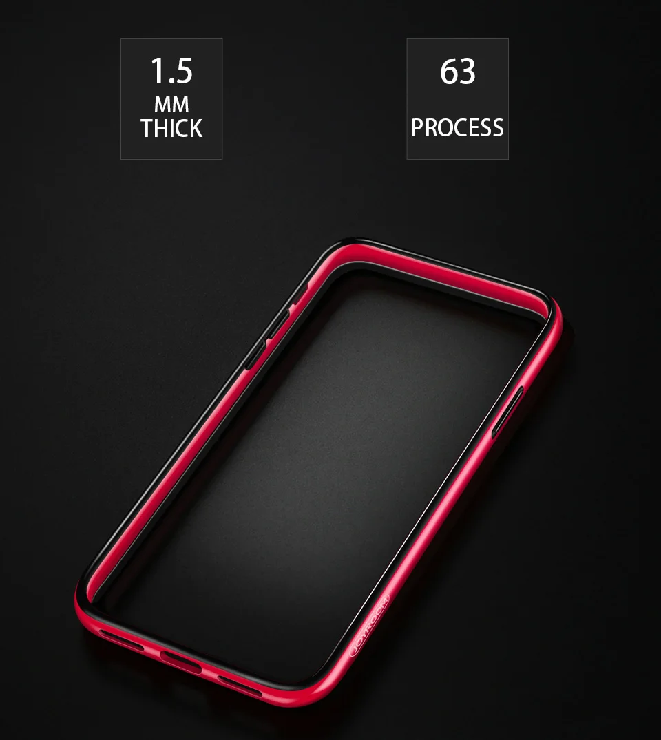 Тонкий чехол Joyroom из ТПУ с рамкой для iPhone X 10 5,", прозрачный ПК и мягкий, силиконовый, гибкий чехол-бампер для iPhone X