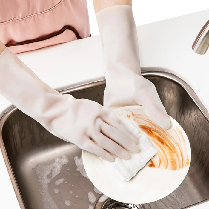 Xiaomi Jordan Judy Бытовая многофункциональная нитриловая резиновая перчатка для уборки дома для мытья посуды на кухне водонепроницаемая одежда