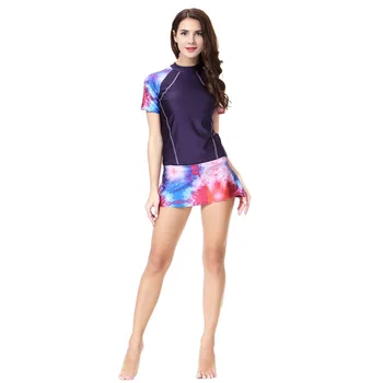 

Conservative swimsuit women 2019 modest swim suit with skirt plus size tankini bathing suit S-3XL swimwear for ladies