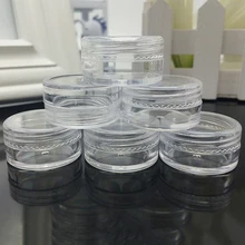 2016 New Arrival 50 Pieces Portable Cosmetic Sample Containers 5 Gram Plastic Cream Pot Jars 5 gram 99 9% dysprosium metal in glass vial pure element 66 sample
