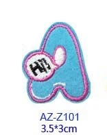 Нашивки с вышивкой в виде букв алфавита 10 шт.|patch iron on|iron oniron on name |