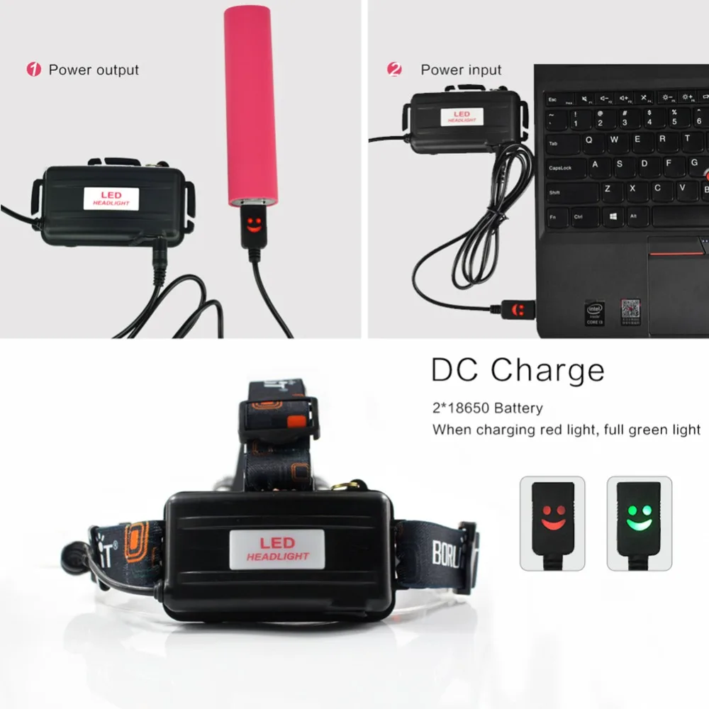 4-led headlamp