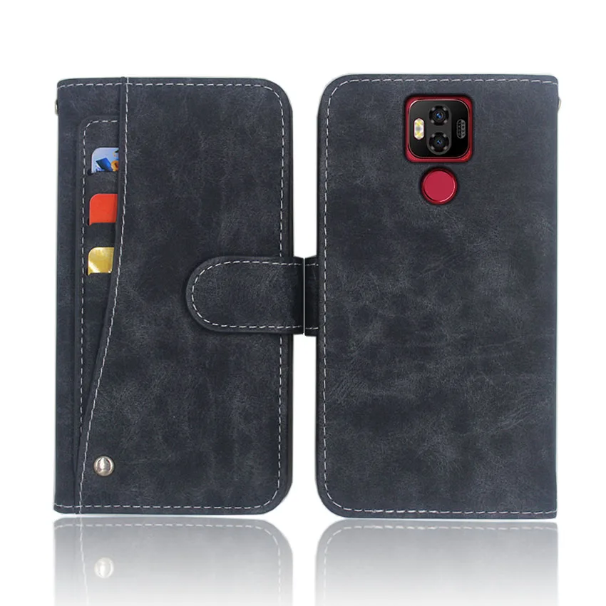 

Hot! Ulefone Power 6 Case High quality flip leather phone bag cover Case For Ulefone Power 6 with Front slide card slot