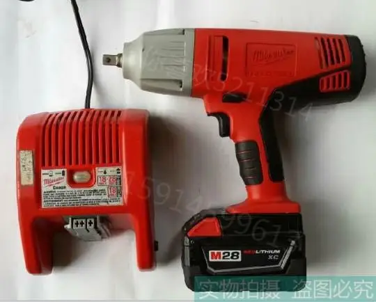 

American Milwaukee 28V charging wrench / electric gun HD28IW lithium battery impact wrench (used product)