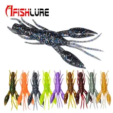 4шт/много Afishlure АР-14 молоток зажим Краб креветки 80 мм 5.5 г коготь приманки искусственные приманки соус зеленый приманки swimbait поддельные рыба Рыбалка