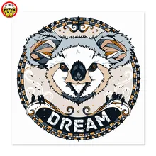 Картина по номерам художественная краска по номерам круглая Марка коала Рисуем на холсте домашний декор Краска ing известная краска ings абстрактная краска ing