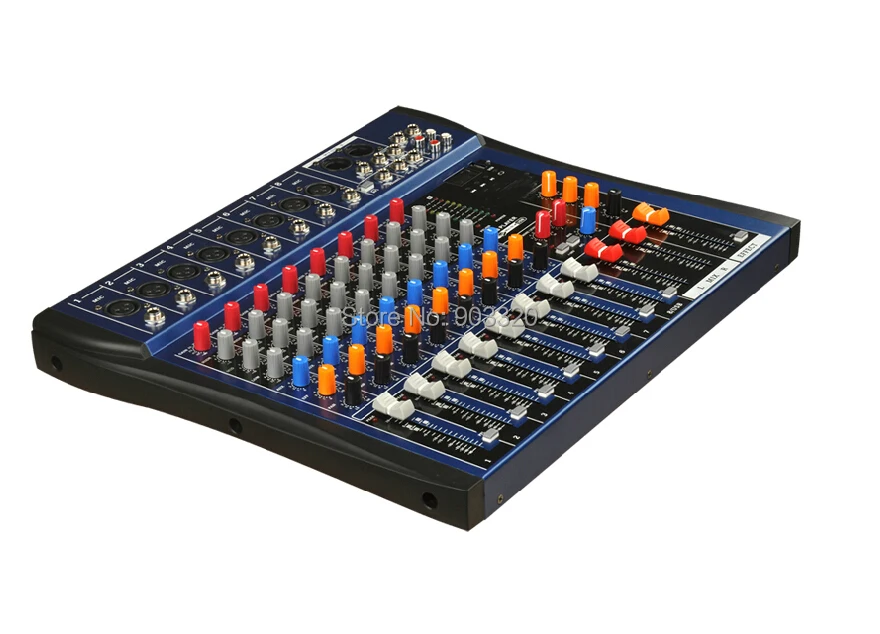 

Hot Sale 8 Channels Digital Professional DJ Audio Mixer With USB LCD Display For KTV,Conference,Stage Party, DJ Equipemnt