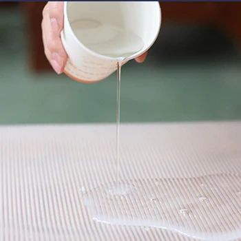 

EVA Transparent Non-Adhesive Cupboard Cabinet Shelf Drawer Liner Non-Slip Mat Ribbon Pattern