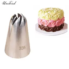 Unibird 1 шт. из нержавеющей стали обледенение трубопроводов насадка большого размера торт крем испечь Кондитерская насадка инструмент для цветов DIY декоратор для десерта для детей
