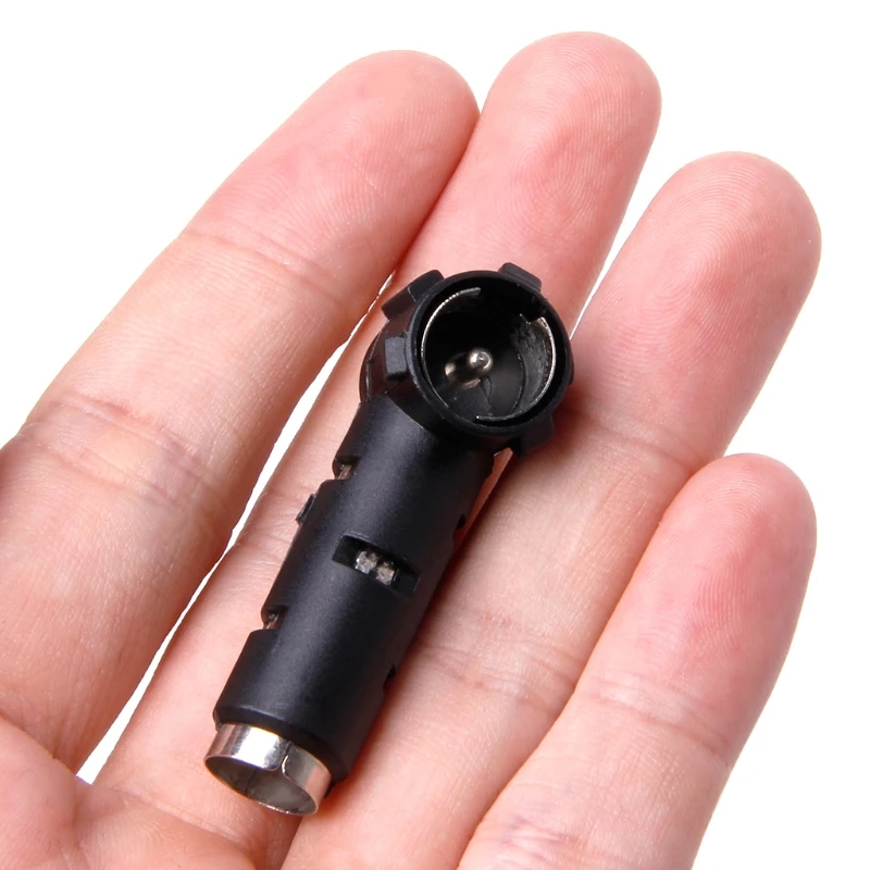 

2019 New OOTDTY Hot New 1 Pc Auto Car Radio Stereo Antenna Adapter Aerial Connector Converts DIN to ISO Femal High Quality