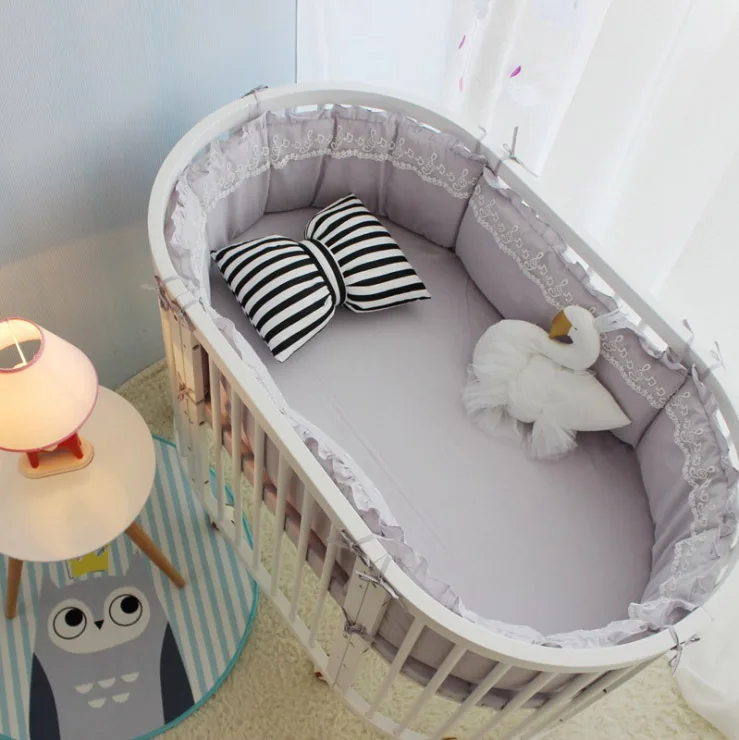 Мультяшная милая детская кроватка бамперы для новорожденных защита для кроватки хлопковый коврик для украшение в детскую комнату чистый